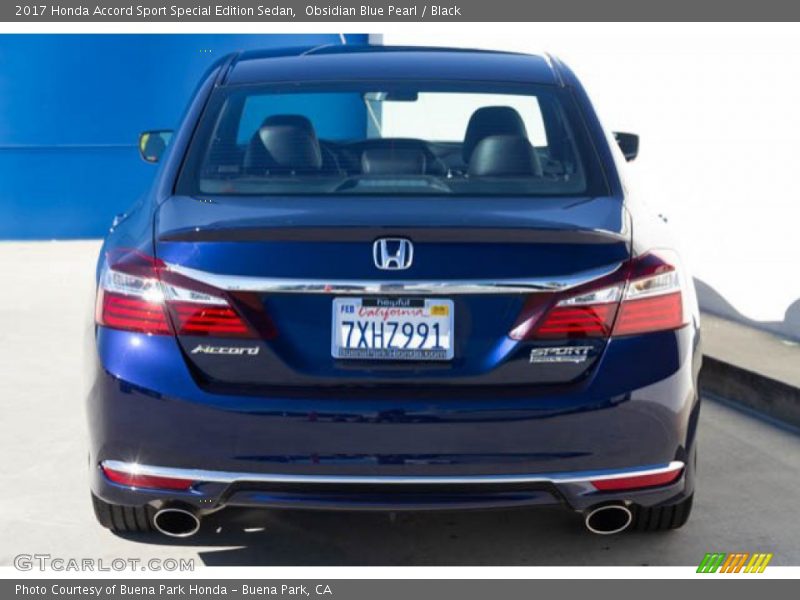 Obsidian Blue Pearl / Black 2017 Honda Accord Sport Special Edition Sedan