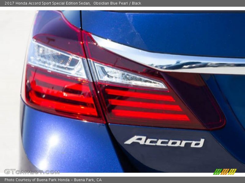 Obsidian Blue Pearl / Black 2017 Honda Accord Sport Special Edition Sedan
