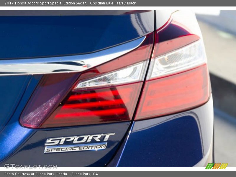 Obsidian Blue Pearl / Black 2017 Honda Accord Sport Special Edition Sedan