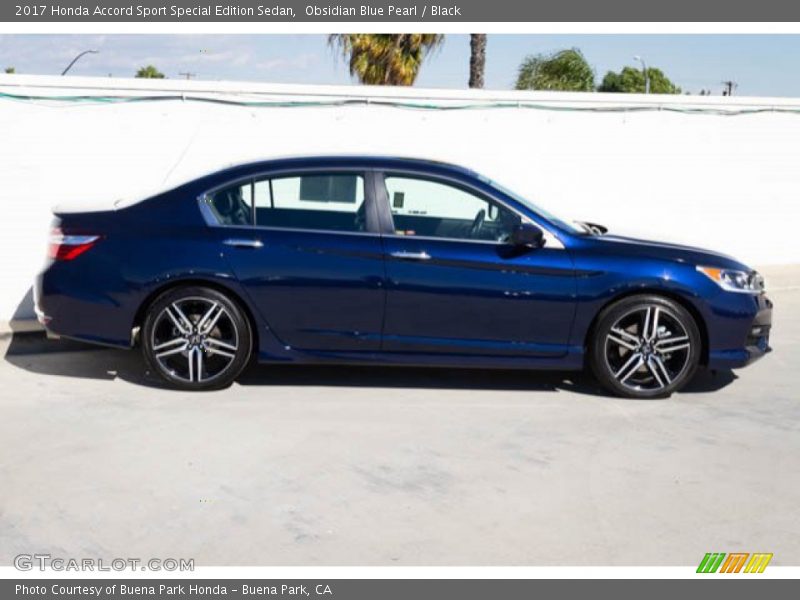 Obsidian Blue Pearl / Black 2017 Honda Accord Sport Special Edition Sedan