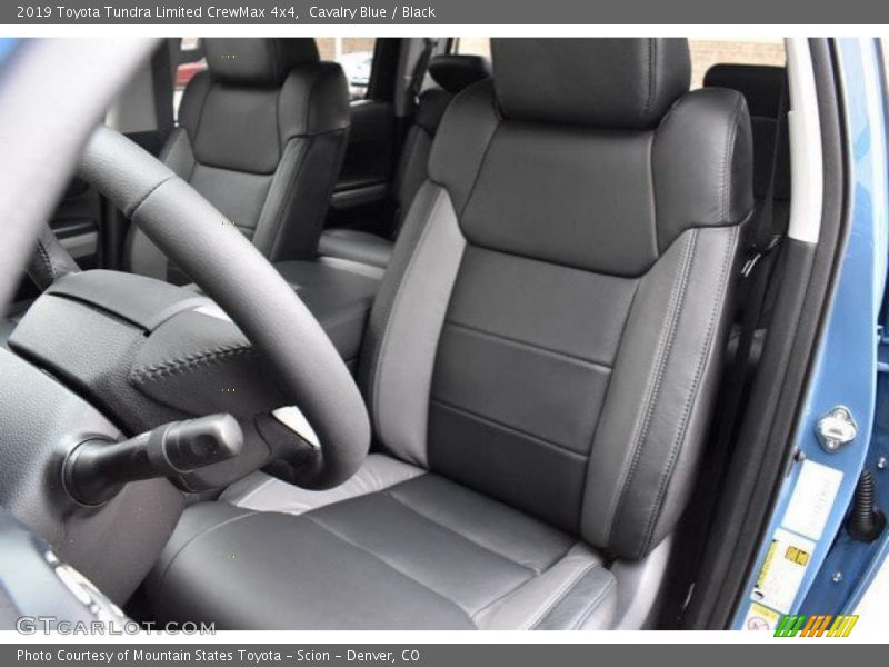 Front Seat of 2019 Tundra Limited CrewMax 4x4