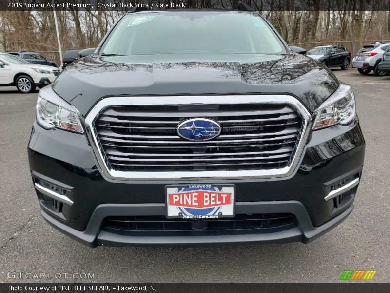Crystal Black Silica / Slate Black 2019 Subaru Ascent Premium