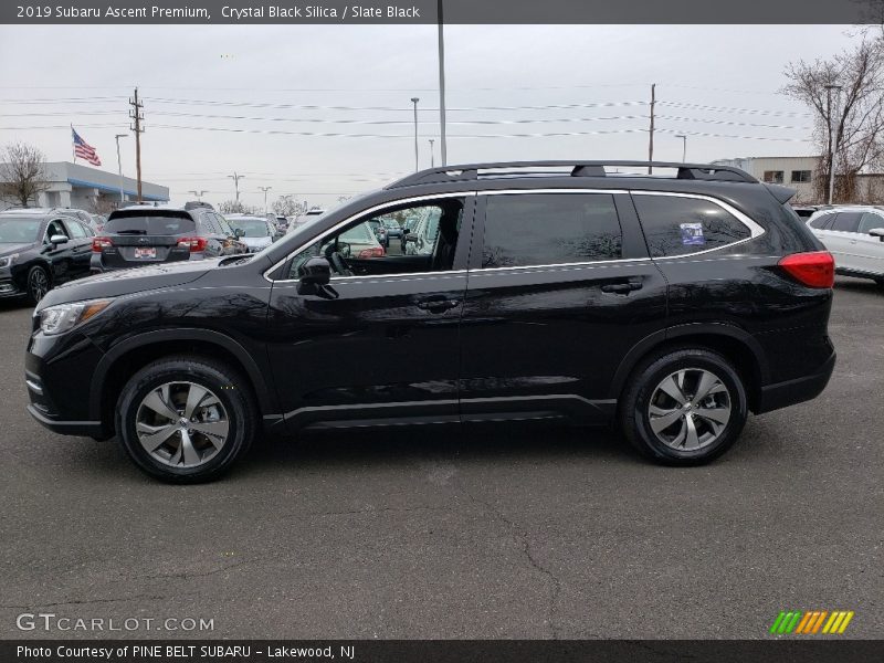Crystal Black Silica / Slate Black 2019 Subaru Ascent Premium