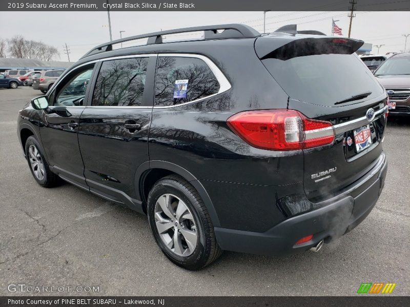 Crystal Black Silica / Slate Black 2019 Subaru Ascent Premium