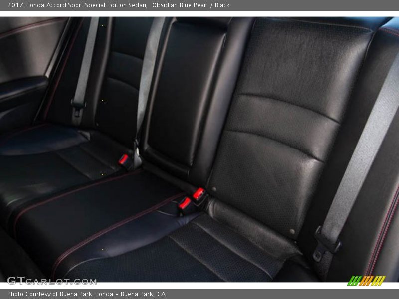 Obsidian Blue Pearl / Black 2017 Honda Accord Sport Special Edition Sedan