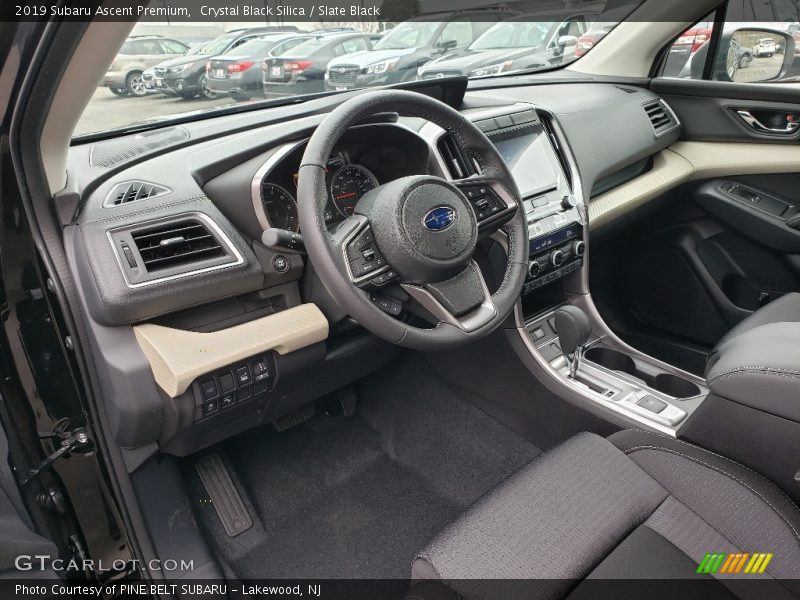 Crystal Black Silica / Slate Black 2019 Subaru Ascent Premium