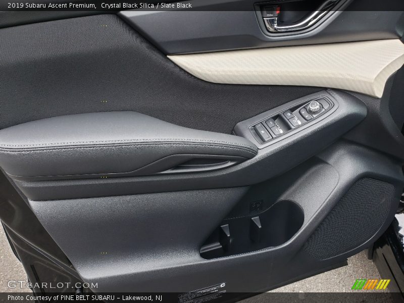 Crystal Black Silica / Slate Black 2019 Subaru Ascent Premium
