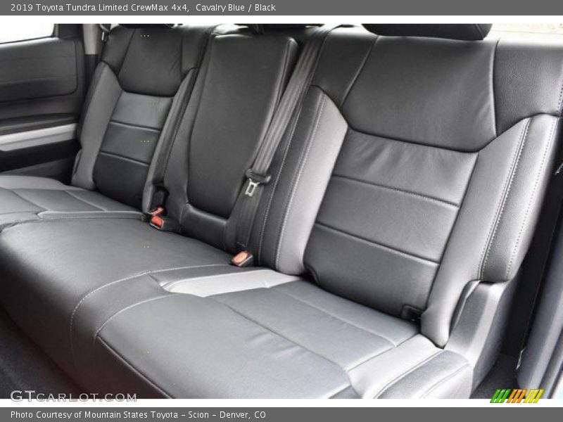 Rear Seat of 2019 Tundra Limited CrewMax 4x4