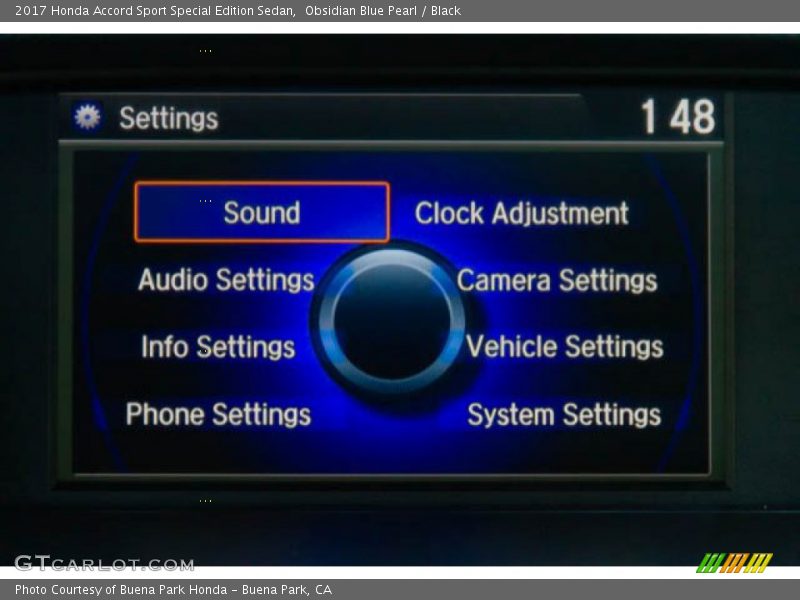 Obsidian Blue Pearl / Black 2017 Honda Accord Sport Special Edition Sedan