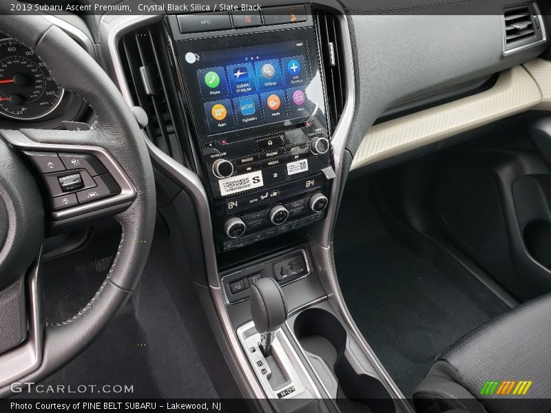 Crystal Black Silica / Slate Black 2019 Subaru Ascent Premium