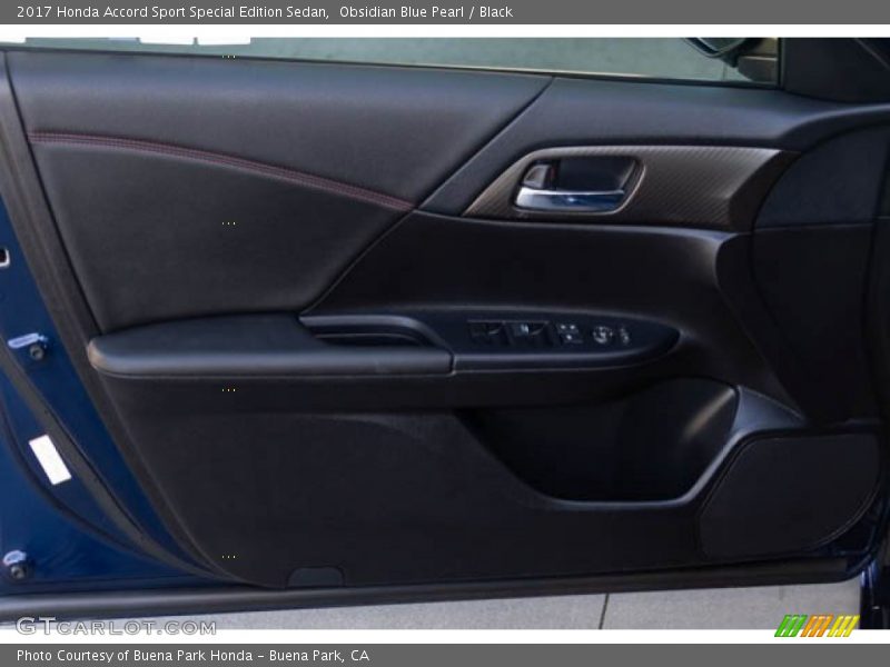 Obsidian Blue Pearl / Black 2017 Honda Accord Sport Special Edition Sedan