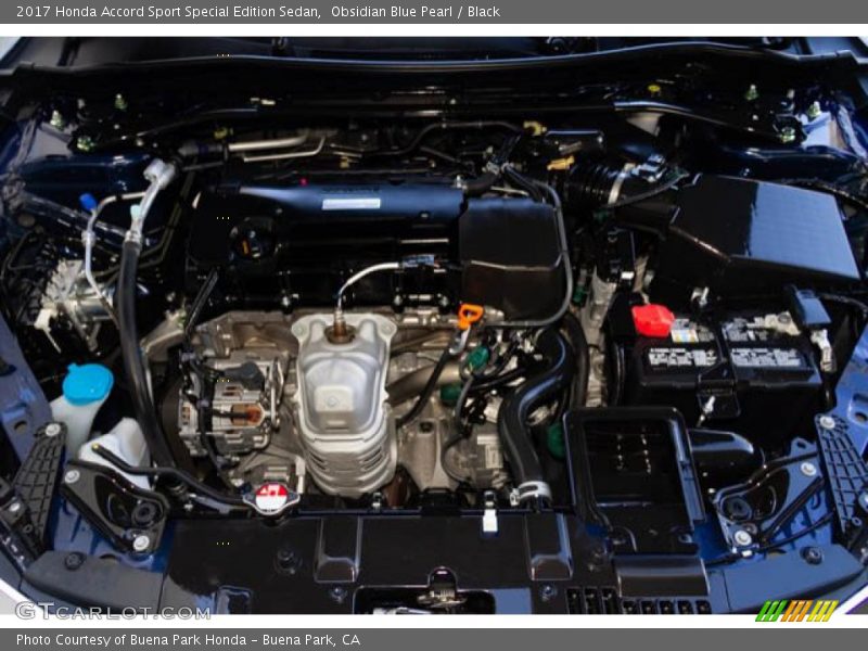 Obsidian Blue Pearl / Black 2017 Honda Accord Sport Special Edition Sedan