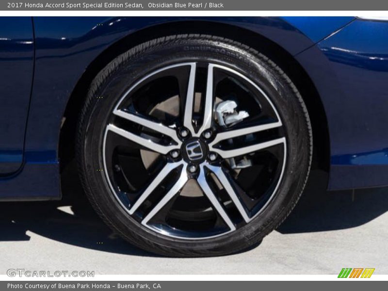 Obsidian Blue Pearl / Black 2017 Honda Accord Sport Special Edition Sedan