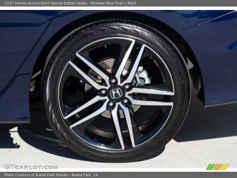 Obsidian Blue Pearl / Black 2017 Honda Accord Sport Special Edition Sedan