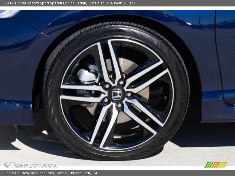 Obsidian Blue Pearl / Black 2017 Honda Accord Sport Special Edition Sedan