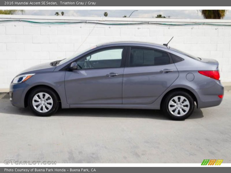 Triathlon Gray / Gray 2016 Hyundai Accent SE Sedan