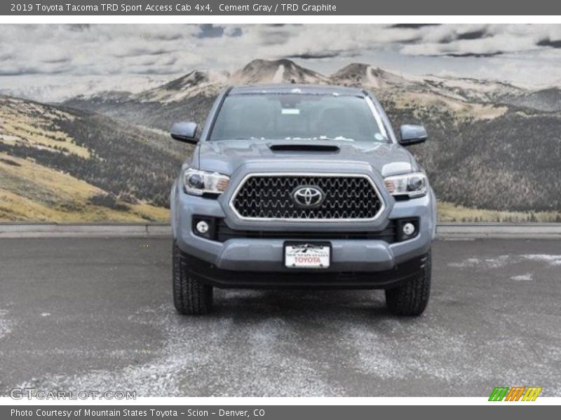 Cement Gray / TRD Graphite 2019 Toyota Tacoma TRD Sport Access Cab 4x4