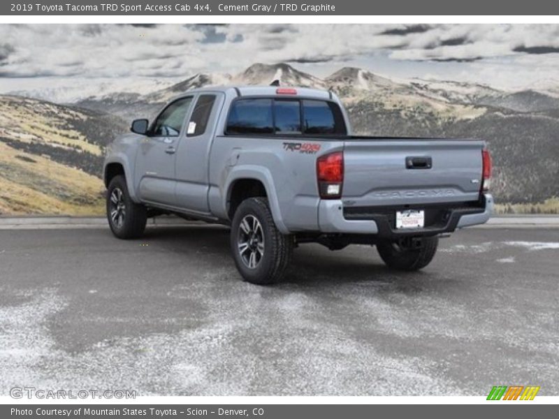 Cement Gray / TRD Graphite 2019 Toyota Tacoma TRD Sport Access Cab 4x4