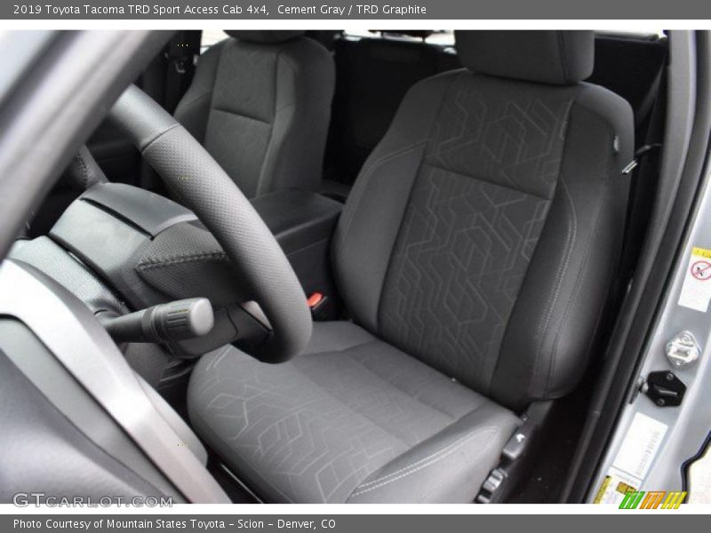 Cement Gray / TRD Graphite 2019 Toyota Tacoma TRD Sport Access Cab 4x4
