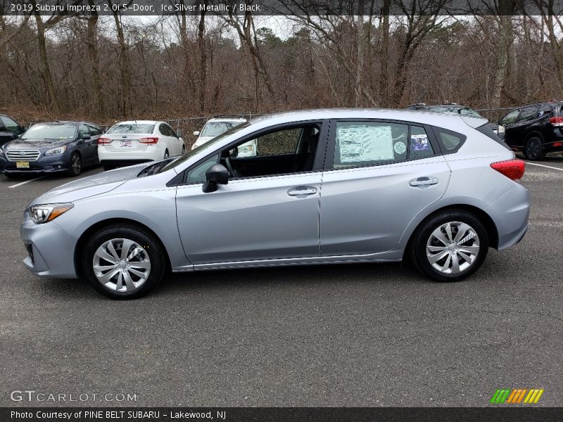 Ice Silver Metallic / Black 2019 Subaru Impreza 2.0i 5-Door
