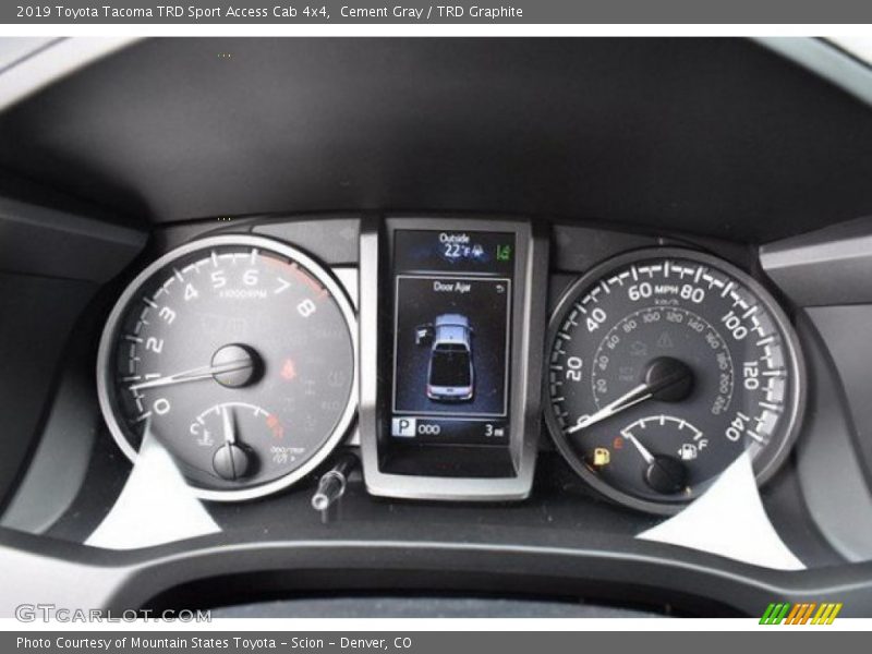  2019 Tacoma TRD Sport Access Cab 4x4 TRD Sport Access Cab 4x4 Gauges