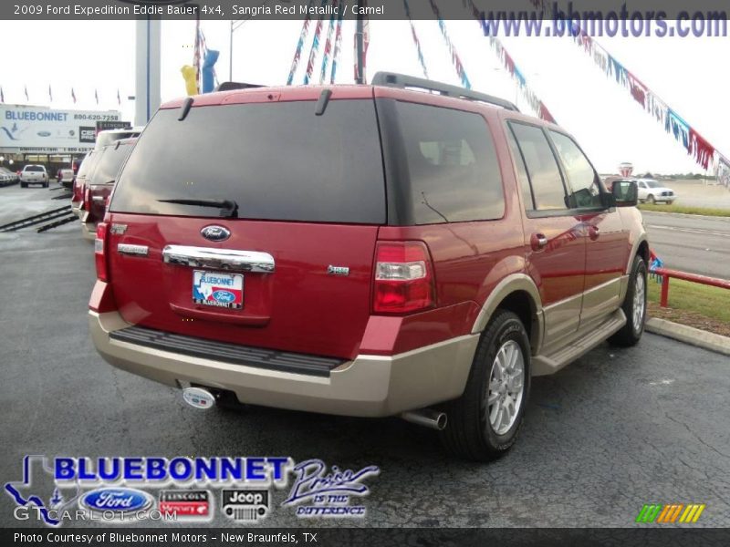 Sangria Red Metallic / Camel 2009 Ford Expedition Eddie Bauer 4x4