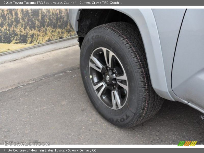 Cement Gray / TRD Graphite 2019 Toyota Tacoma TRD Sport Access Cab 4x4