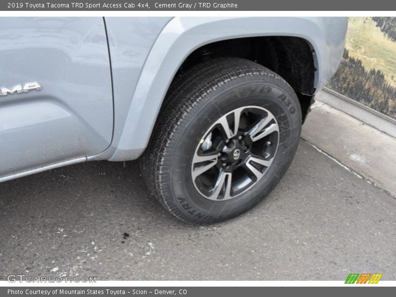 Cement Gray / TRD Graphite 2019 Toyota Tacoma TRD Sport Access Cab 4x4