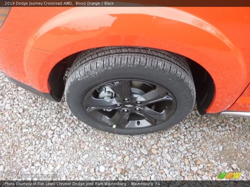Blood Orange / Black 2019 Dodge Journey Crossroad AWD