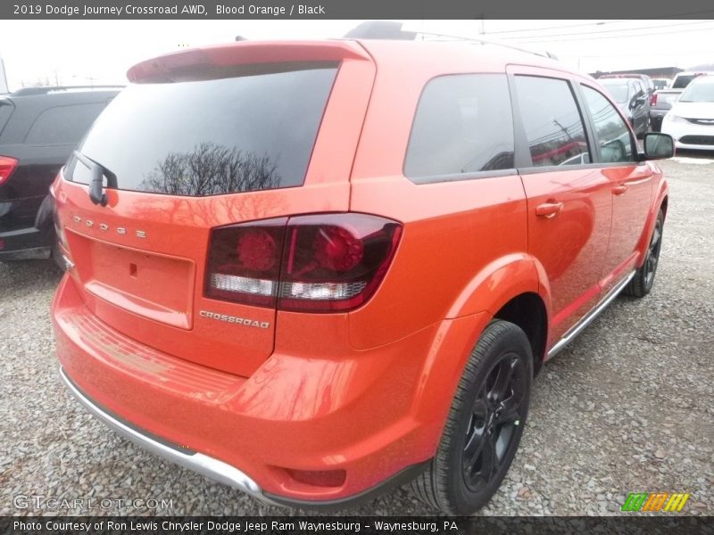 Blood Orange / Black 2019 Dodge Journey Crossroad AWD