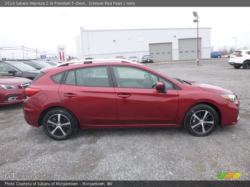 Crimson Red Pearl / Ivory 2019 Subaru Impreza 2.0i Premium 5-Door