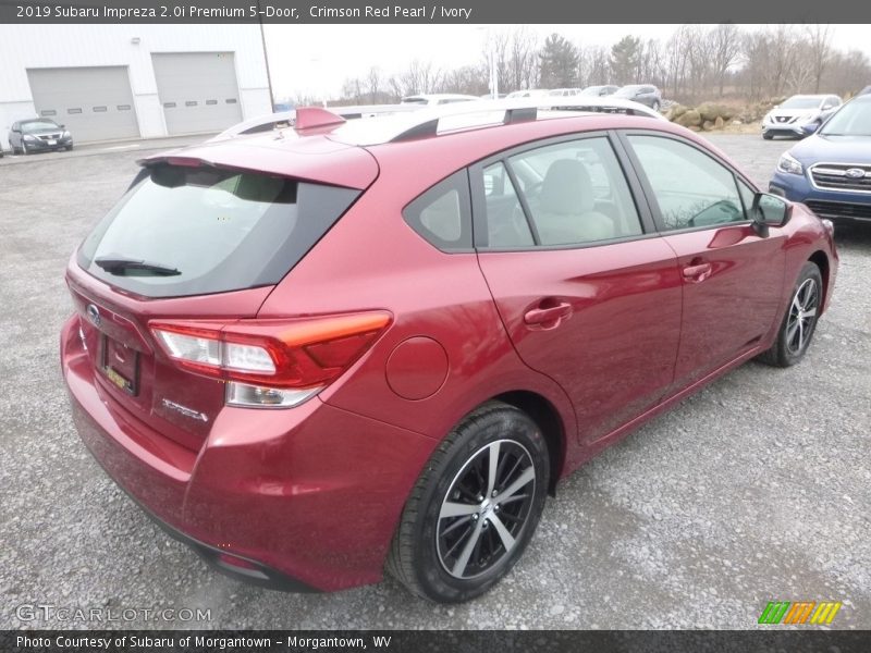 Crimson Red Pearl / Ivory 2019 Subaru Impreza 2.0i Premium 5-Door