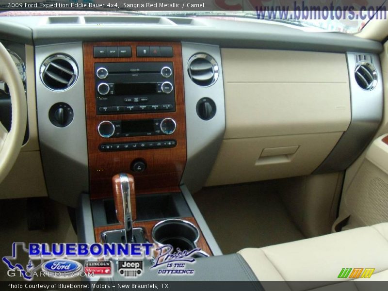 Sangria Red Metallic / Camel 2009 Ford Expedition Eddie Bauer 4x4