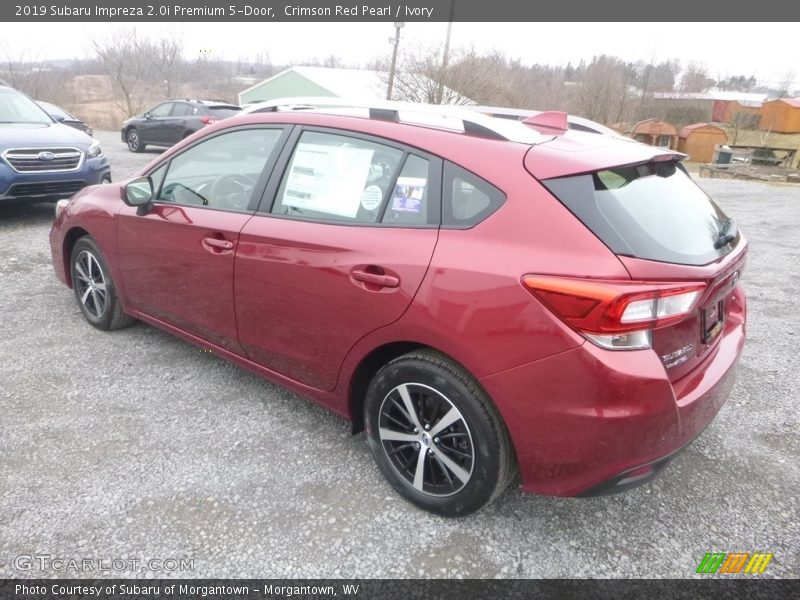 Crimson Red Pearl / Ivory 2019 Subaru Impreza 2.0i Premium 5-Door