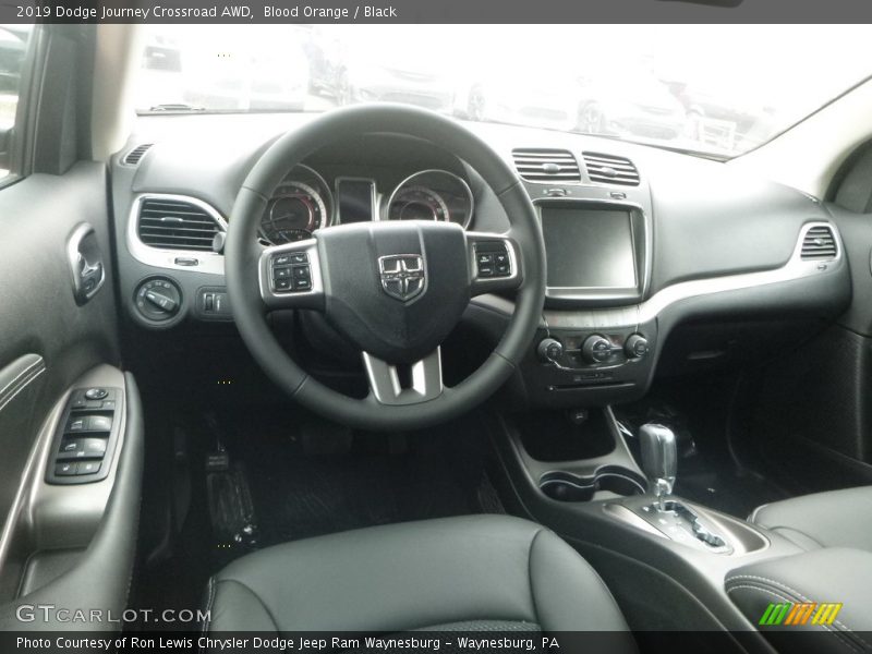 Blood Orange / Black 2019 Dodge Journey Crossroad AWD