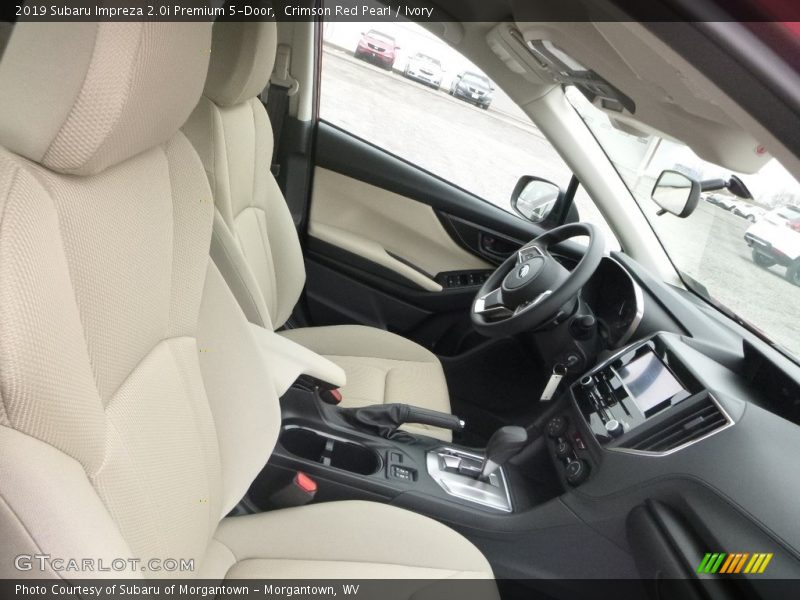 Crimson Red Pearl / Ivory 2019 Subaru Impreza 2.0i Premium 5-Door