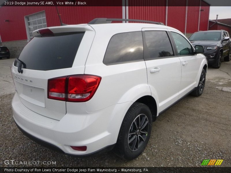 Vice White / Black 2019 Dodge Journey SE AWD