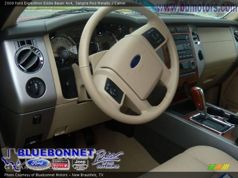 Sangria Red Metallic / Camel 2009 Ford Expedition Eddie Bauer 4x4