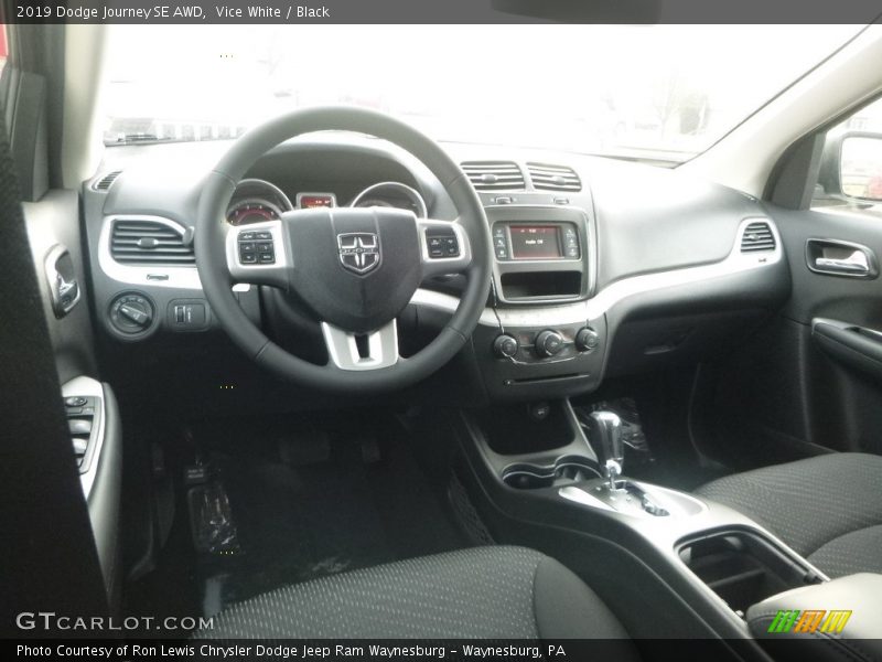 Vice White / Black 2019 Dodge Journey SE AWD