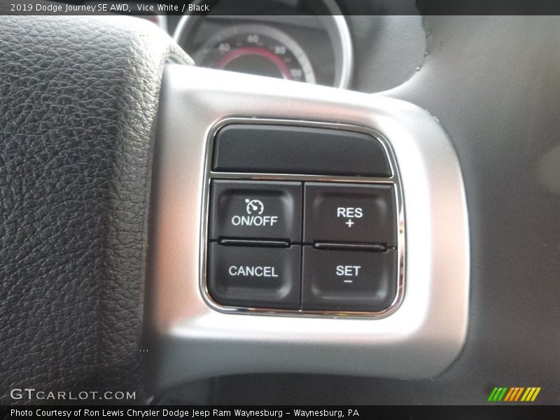 Vice White / Black 2019 Dodge Journey SE AWD