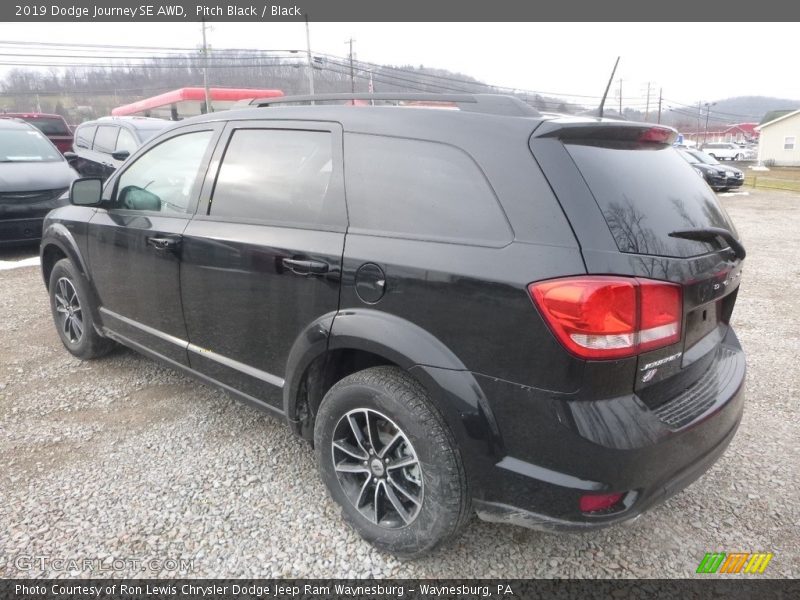 Pitch Black / Black 2019 Dodge Journey SE AWD