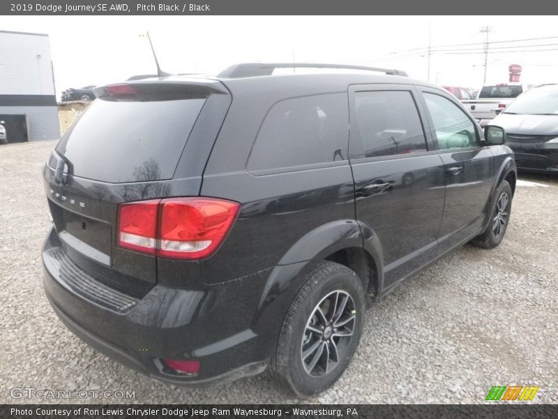 Pitch Black / Black 2019 Dodge Journey SE AWD