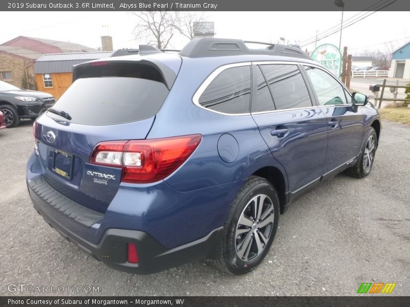 Abyss Blue Pearl / Titanium Gray 2019 Subaru Outback 3.6R Limited