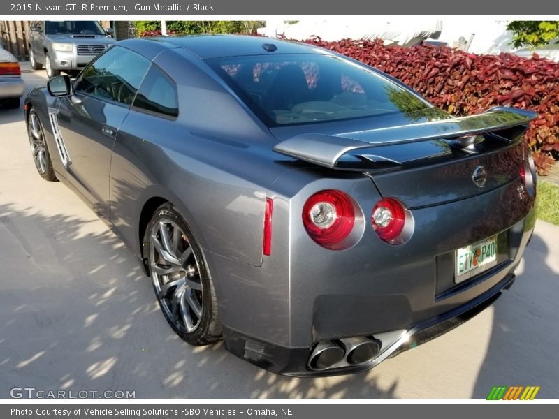 Gun Metallic / Black 2015 Nissan GT-R Premium