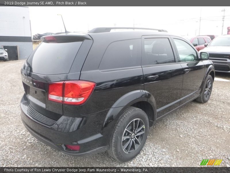 Pitch Black / Black 2019 Dodge Journey SE AWD