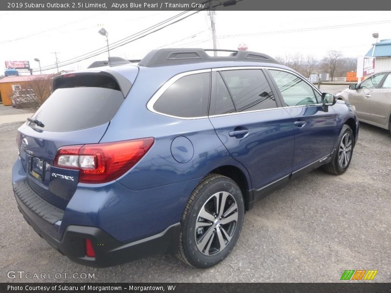 Abyss Blue Pearl / Titanium Gray 2019 Subaru Outback 2.5i Limited
