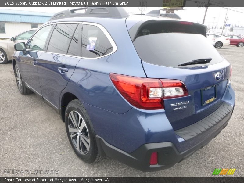 Abyss Blue Pearl / Titanium Gray 2019 Subaru Outback 2.5i Limited