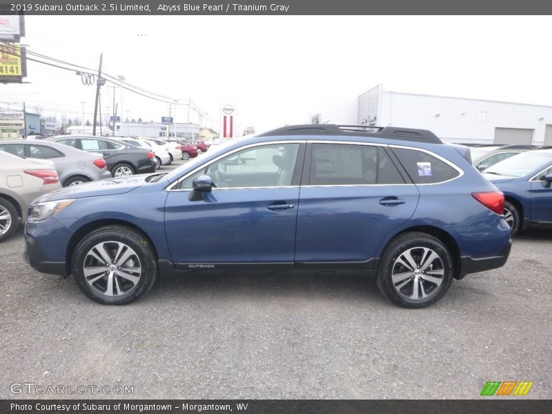 Abyss Blue Pearl / Titanium Gray 2019 Subaru Outback 2.5i Limited