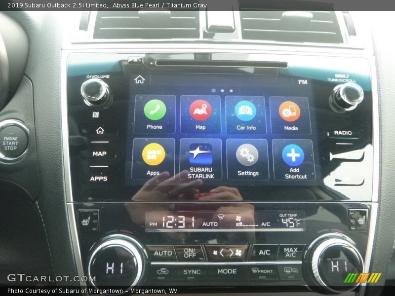 Abyss Blue Pearl / Titanium Gray 2019 Subaru Outback 2.5i Limited