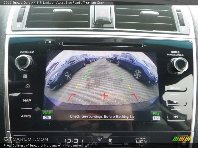 Abyss Blue Pearl / Titanium Gray 2019 Subaru Outback 2.5i Limited